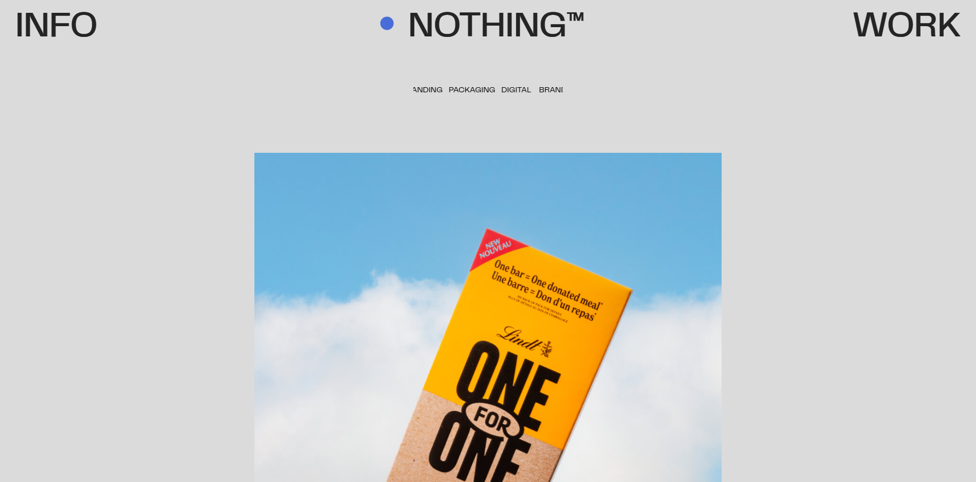 Nothing Design Studio website
